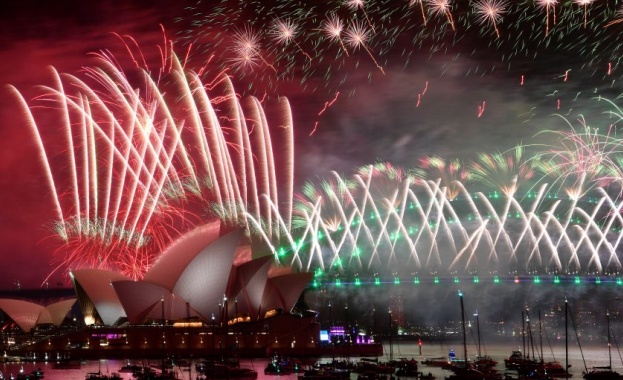 Нова Зеландия е сред първите държави които посрещнаха Новата година