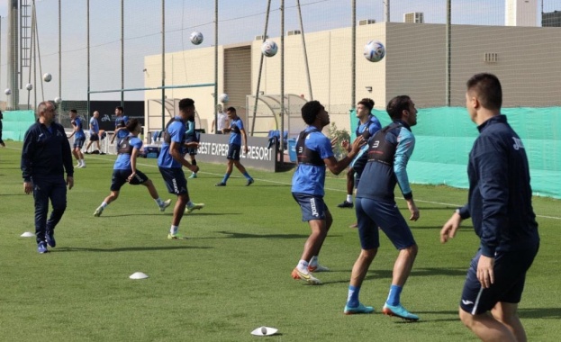 Левски проведе първа тренировка от зимния си подготвителен лагер в