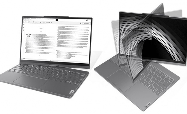 ThinkBook Plus преоткрива въртящия се дисплей с нов дизайн ThinkBook Plus преоткрива въртящия се дисплей с нов дизайн