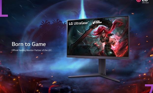 Най-новият ULTRAGEAR гейминг монитор на LG е обявен за официален дисплей на LEC 2023