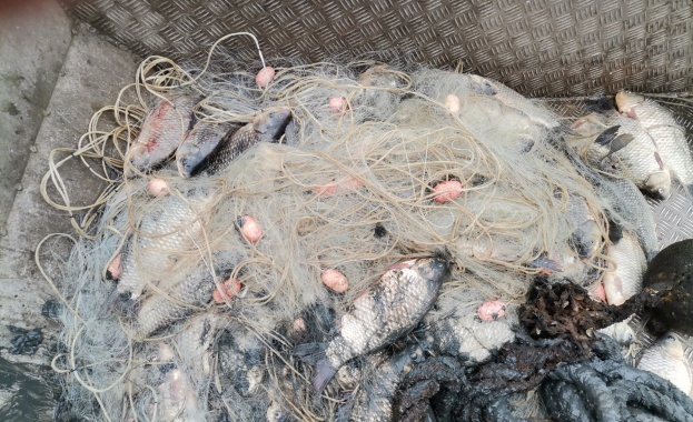 След получен сигнал за извършване на нерегламентиран риболов служители от