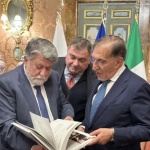 Председателят на Народното събрание Вежди Рашидов разговаря с председателя на Сената на Италианската република Иняцио Ла Руса