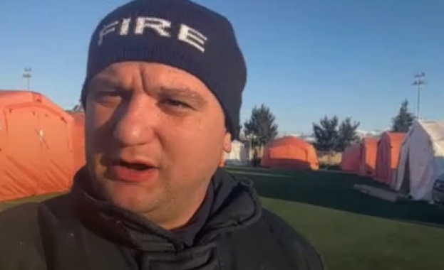 Български спасителни екипи са в град Бесни където помагат при