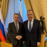 Николай Малинов се срещна със Сергей Лавров в Москва