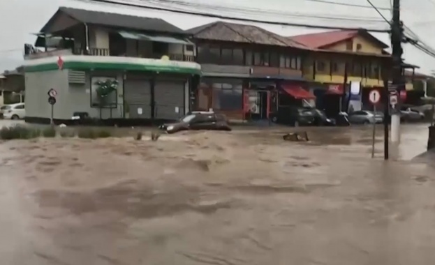 Броят на хората загинали вследствие на проливните дъждове в Бразилия