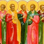 Св. Лъв, еп. Катански. Св. Агатон, папа Римски. Св. свщмчк Садок, еп. Персийски и 128 мъченици с него. Преп. Плотин