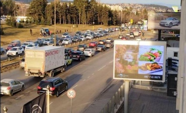 Катастрофа на Околовръстното в столицата в посока жк Младост на