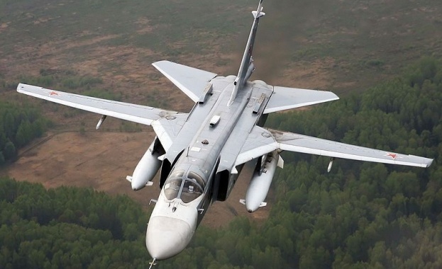 Руски военен самолет Су 24 се разби в района на Валуйск