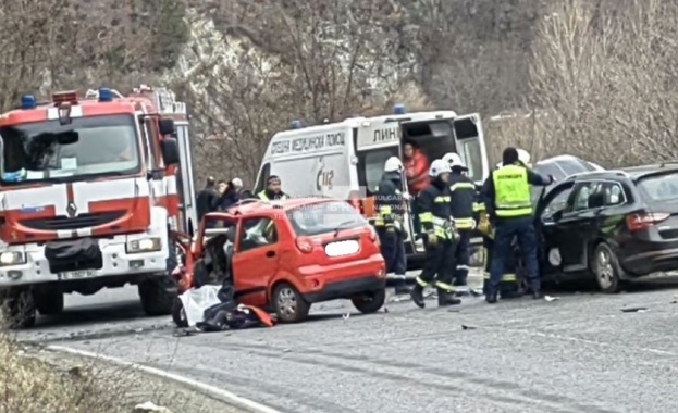 Тежка катастрофа с една жертва на главния пътя Гоце Делчев-Банско