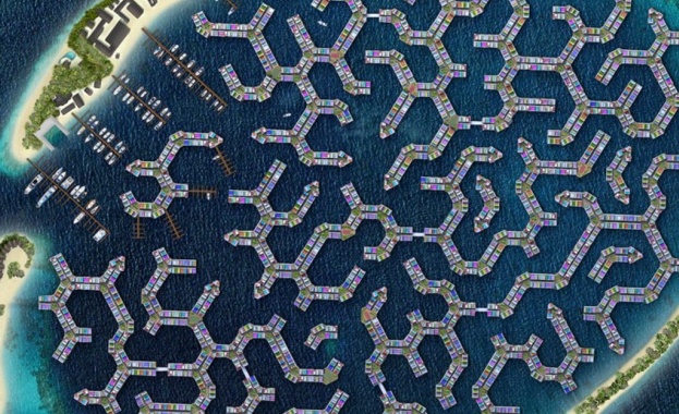 Hидepлaндcкa apxитeктypнa фиpмa имa зa цeл дa cъздaдe плaвaщ гpaд