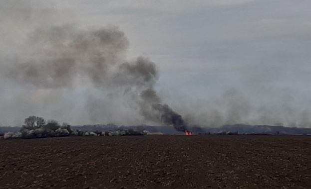 400 декара пасища изгоряха при пожар близо до русенското село