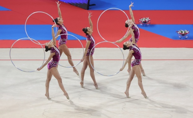 Ансамбълът на България заема трето място на СК по художествена гимнастика в София