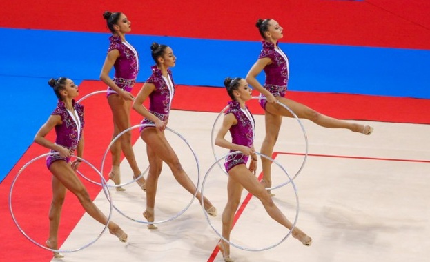 Ансамбълът донесе втора титла за България от Световната купа по художествена гимнастика в София