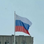 Руското знаме вече се вее над администрацията в Бахмут