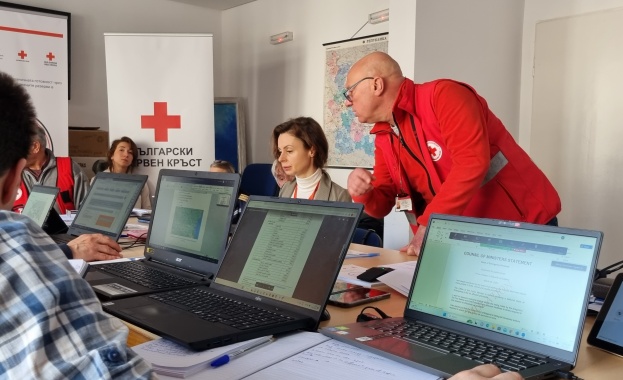 Според сценария организацията активира Плана на БЧК за действие при