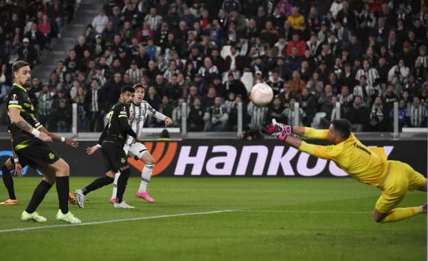 Ювентус спечели с 1 0 домакинството си на Спортинг в първи