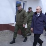 Путин посети щаба на групата войски "Днепър" в Херсон