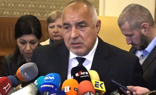 Лидерът на ГЕРБ Бойко Борисов заяви пред журналсти в кулоарите