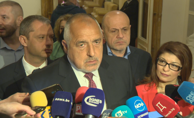 Лидерът на ГЕРБ Бойко Борисов заяви в кулоарите на парламента