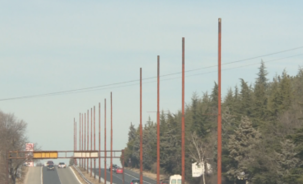 Без осветление е главният път Е 79 край Благоевград Заради институционално