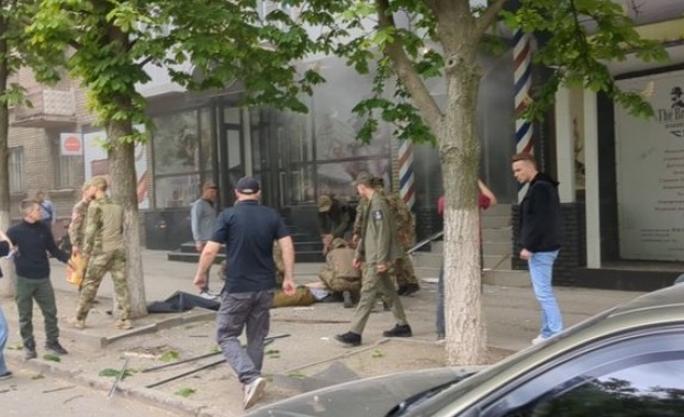 Експлозия избухна в центъра на Луганск Експлозия избухна в центъра на Луганск