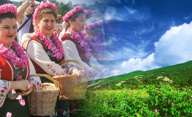 Казанлък отбелязва Празника на розата няколко дни а кулминацията е