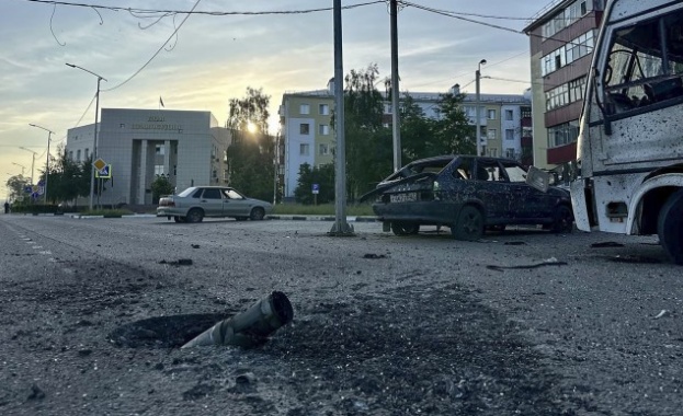 При обстрел срещу руския град Белгород извършен днес от украинските