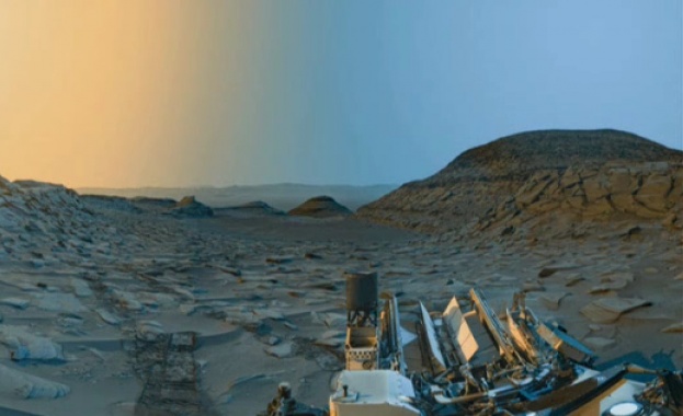 НАСА публикува интерпретация на снимка от планетата Марс от която