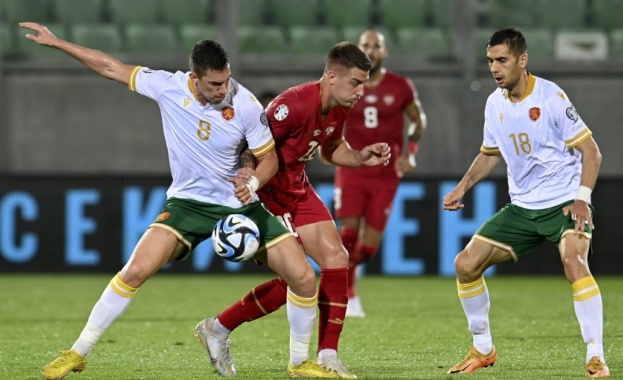 Българският национален отбор по футбол завърши наравно 1:1 при домакинството
