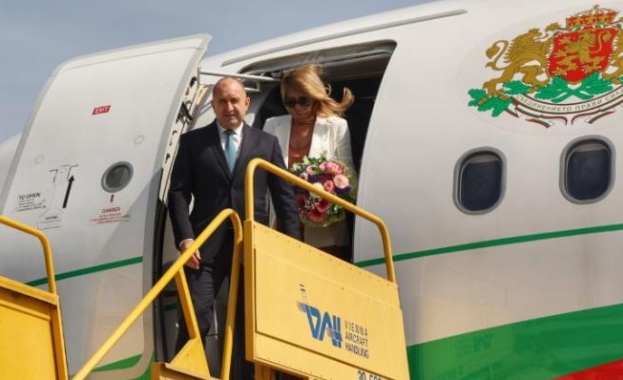 Държавният глава Румен Радев пристигна на посещение във Виена по
