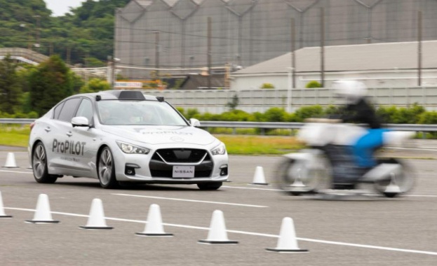 Японският производител на автомобили Nissan представи система за подпомагане която