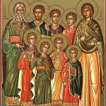Произхождение (изнасяне) на св. Кръст. Св. мчци 7 братя Макавеи. Св. Соломония. Св. Елеазар 