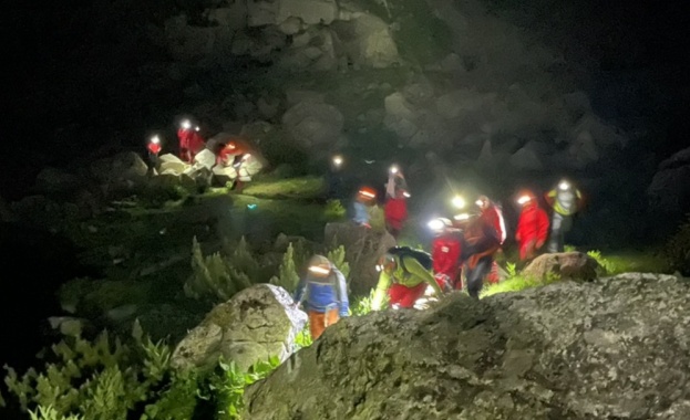 Спасителна акция в Пирин планина е извършена през нощта съобщиха