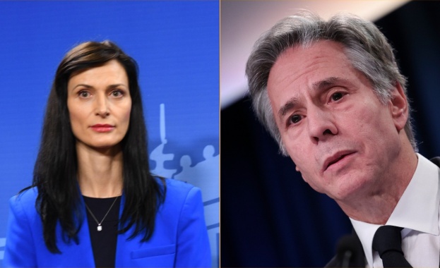 Блинкен поздрави Мария Габриел за новото евроатлантическо правителство