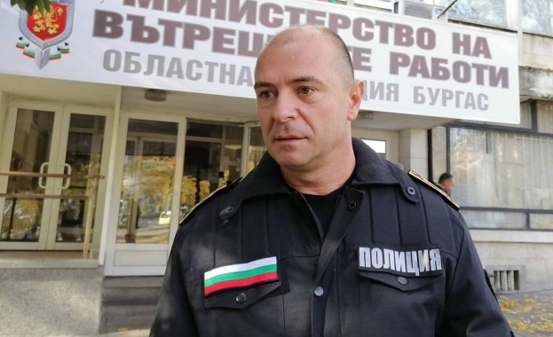 Директорът на ОД на МВР Бургас ст комисар Калоян Калоянов