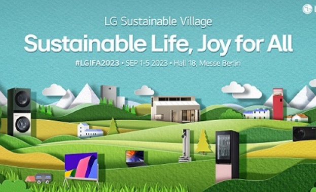 LG споделя визията си за устойчив живот на IFA 2023 LG споделя визията си за устойчив живот на IFA 2023