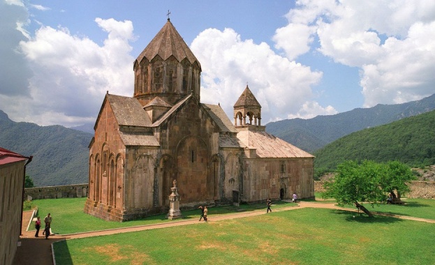Гандзасарският манастир е главният кавказки албански храм който в продължение