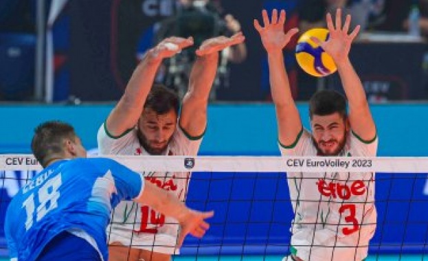 България загуби от Словения и ще срещне Франция в 1/8 финалите на Евроволей