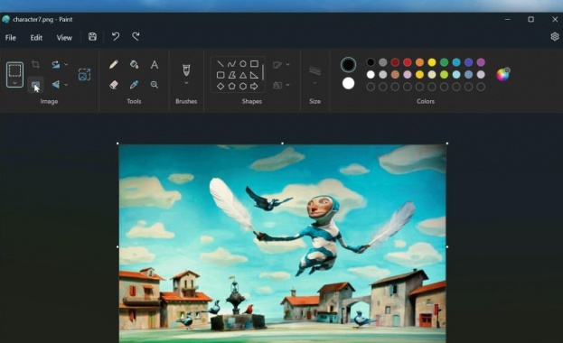 Microsoft обяви че подготвя актуализация на приложението Paint То е