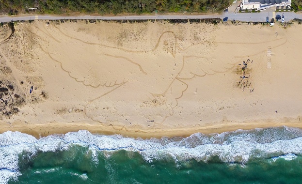 Втора огромна пясъчна рисунка се появи на Българското черноморие
