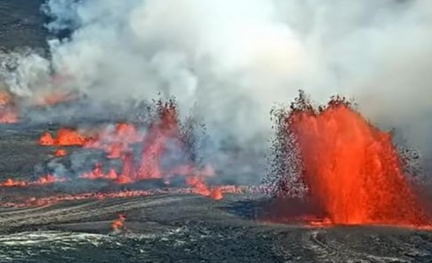 Хавайският вулкан Килауеа изригна след близо два месеца затишие