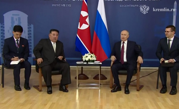 Путин се срещна с Ким Чен-ун на космодрума Восточний 