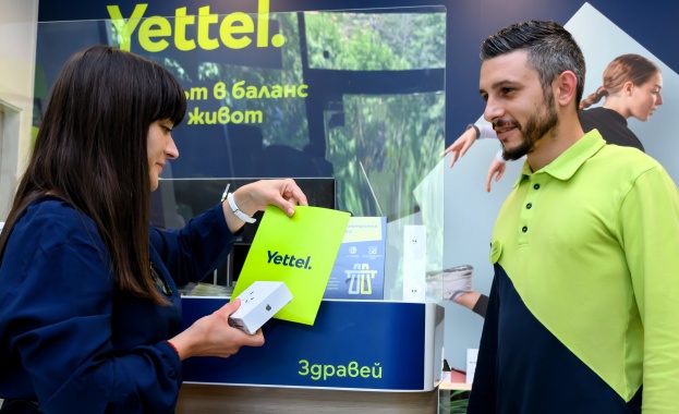 Yettel въвежда използването на синя рециклируема хартия за касови апарати във всички свои магазини 