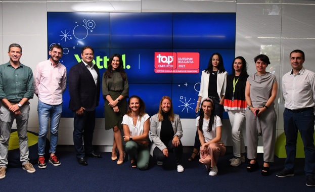 Yettel България получи престижния световен сертификат Top Employer за високото