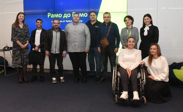 Yettel стартира деветото издание на програмата за хора с различни възможности „Рамо до рамо“  