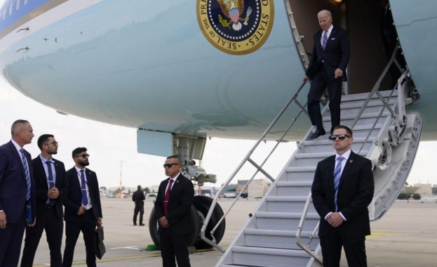 Американският президент Джо Байдън пристигна в Израел Визитата се случва