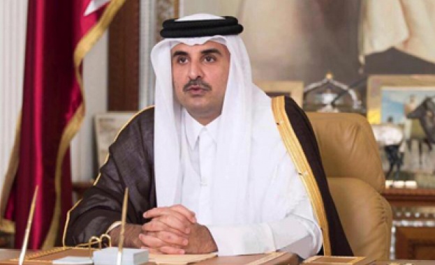 Емирът на Катар днес призова международната общност да не предоставя