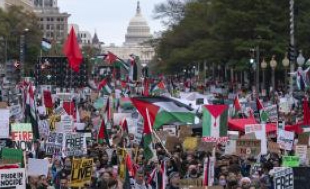 Няколко хиляди души се включиха вчера в демонстрация във Вашингтон,