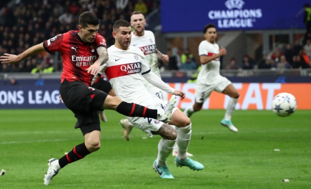 Милан победи Пари Сен Жермен с 2:1 в мач от