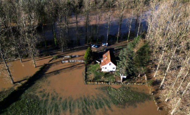 Неспирните проливни дъждове през последните дни в Северна Франция причиниха